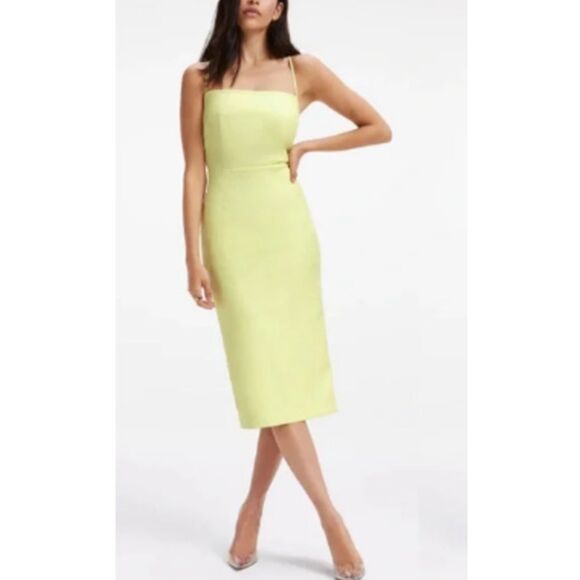 Good American Women's GLDL070 Size 5 Key Lime Vacay Dress NWT - Picture 1 of 10